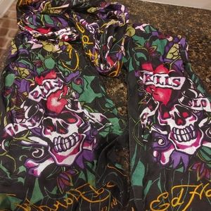 Love kills... Authentic Ed Hardy scarf